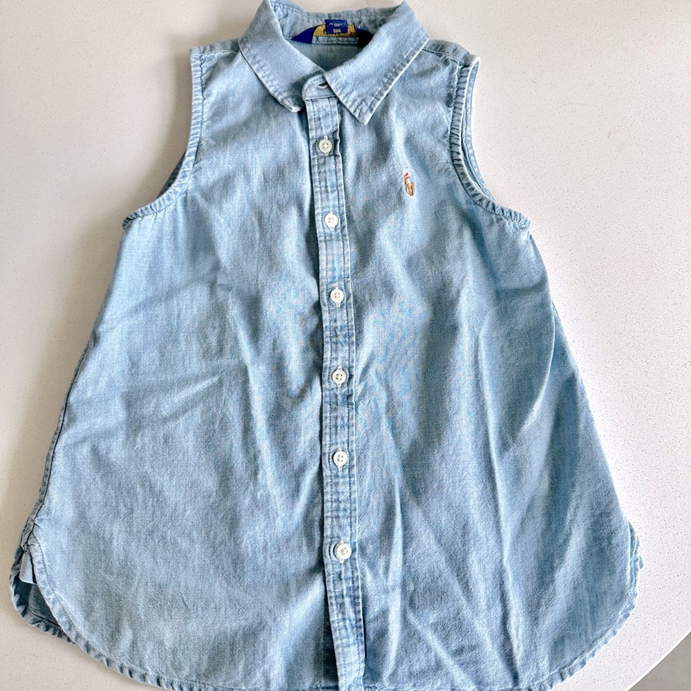 Polo Ralph Lauren Sleeveless Chambray Shirt